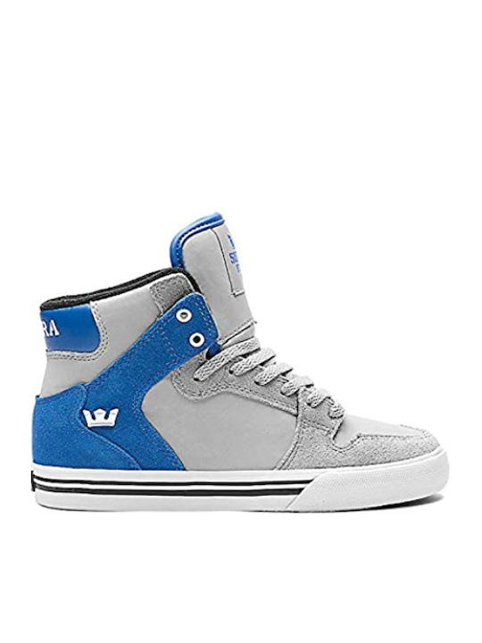 Supra Kids Sneakers High Gray