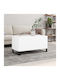 Rectangular Wooden Coffee Table with Lift Top White L90xW44.5xH45cm