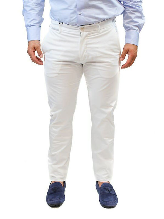 Vittorio Artist Men's Trousers White