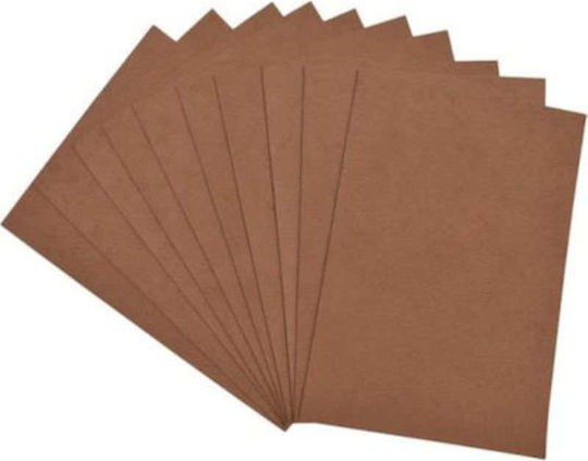 Colorfix Schaumstoffpapier Blumen 20x30cm. Braun