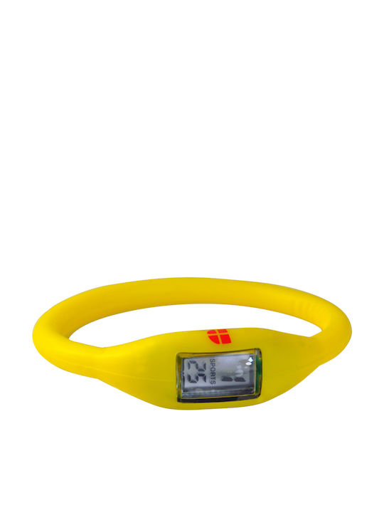 Dwatch Ρολόι Μπαταρίας με Καουτσούκ Λουράκι