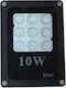 Στεγανός Προβολέας LED 10W Ψυχρό Λευκό 6500K IP65