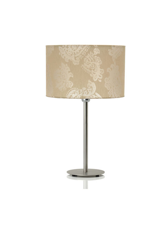 Veis Metal Table Lamp for Socket E27 with Beige...