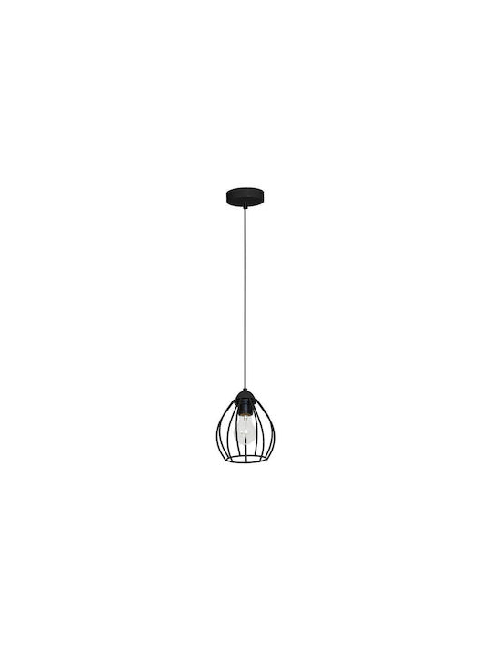 Milagro Pendant Light Single-Light for Socket E27 Black