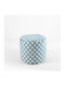 Bean Bag Stool Poof Jame Light Blue 45x45x50cm