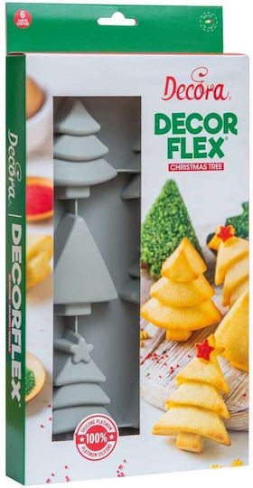 Decora Weihnachtliche Süßigkeiten Pfanne/Form Gray L30xB17cm.