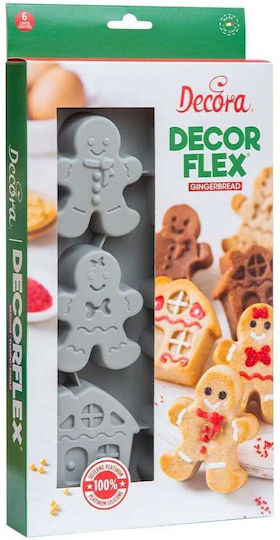 Decora Formă de Patiserie Bomboane de Ciocolată din Silicon 6 Locuri 30x17x3buc 1buc
