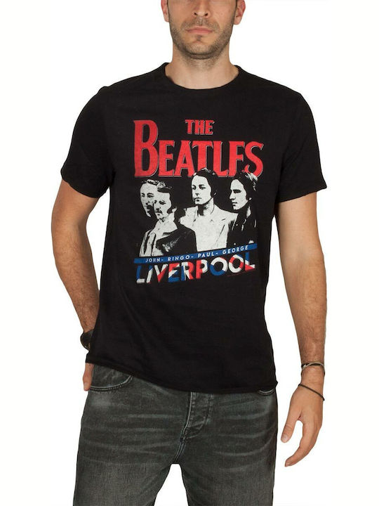 Amplified Tricou Negru Bumbac