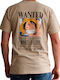 Abysse Wanted Luffy T-shirt One Piece Beige Cotton