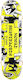 Nomad Stickers Pack For 20 Complete Shortboard Κίτρινο