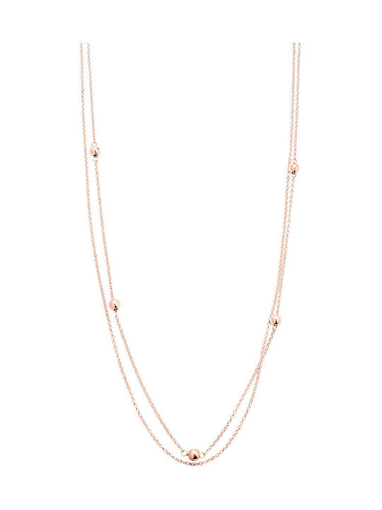 JewelStories Necklace from Rose Gold Plated Silver