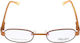 Pink & Blue Kinder Metallischer Brillengestell Orange 3014C044218125