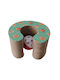Pet Interest Scratching Post Brown 11x10x7cm
