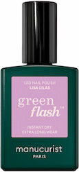 Manucurist Green Flash Gel Nail Polish Lilac 15ml