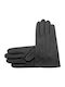 ModaBorsa Men's Leather Gloves Black