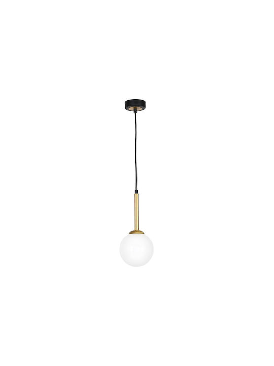 Milagro Parma Pendant Light Single-Light for Socket E14, E.14 Gold