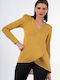 Women's Blouse Long Sleeve Yellow
