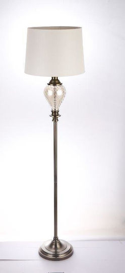 Karvounis Lampă de Podea Î162cm. Alb