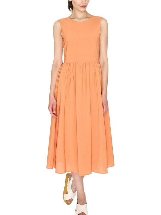 Pepaloves Midi Dress Orange