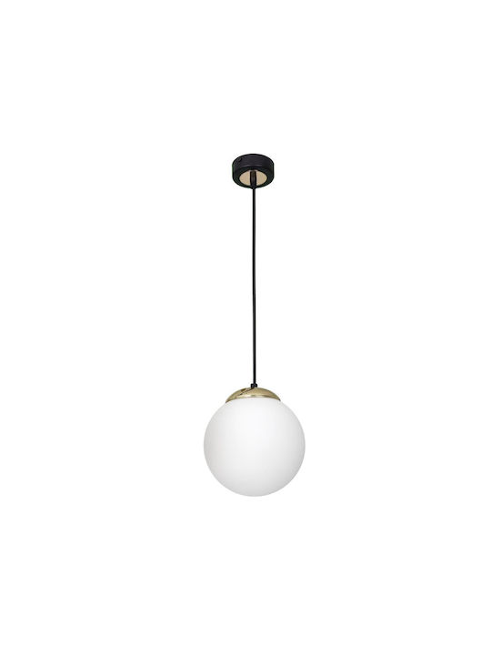 Milagro Sparta Pendant Light Single-Light for Socket E27 Gold