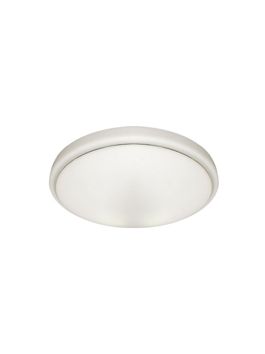 Eko Light Ceiling Mount Light Bathroom White with Integrated LED