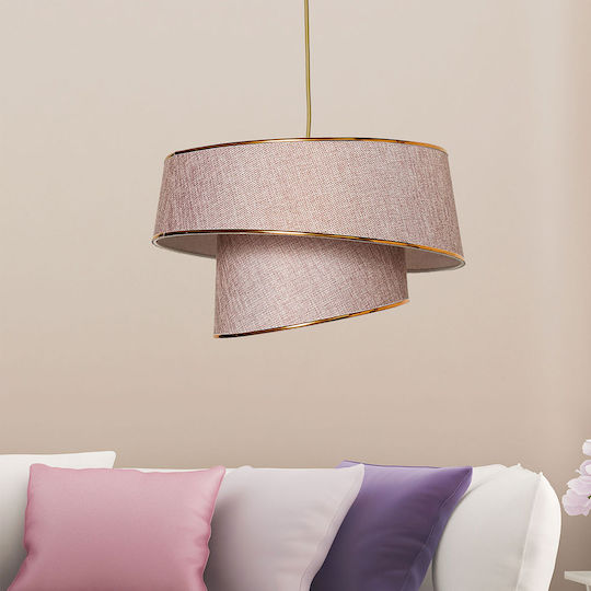 Asir Group Pink Ceiling Light with E27 Socket 32x32x70cm