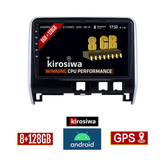 Kirosiwa Ηχοσύστημα Αυτοκινήτου για Nissan Serena 2016> (Bluetooth/USB/AUX/WiFi/GPS) με Οθόνη Αφής 10"