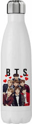 Koupakoupa Bts Hearts Metal Thermos Bottle Stai...