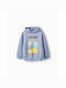 Zippy Kids Sweatshirt with Hood Blue