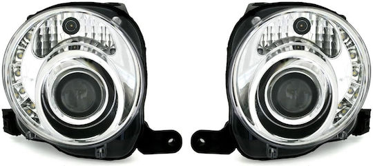 Look Μπροστινά Φανάρια LED Fiat 500 07-15 2τμχ