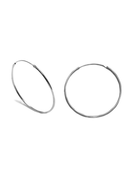 Amalfi Earrings Hoops from Silver