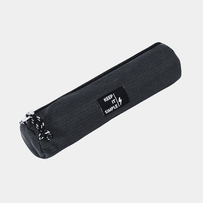 Emerson Pencil Case with 1 Compartment Black