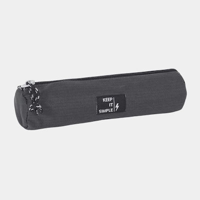 Emerson Pencil Case with 1 Compartment Gray