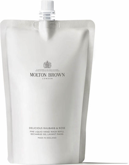 Molton Brown Delicious Rhubarb Rose Fine Ανταλλακτικό Αφρόλουτρο & Άρωμα Τριαντάφυλλο 400ml