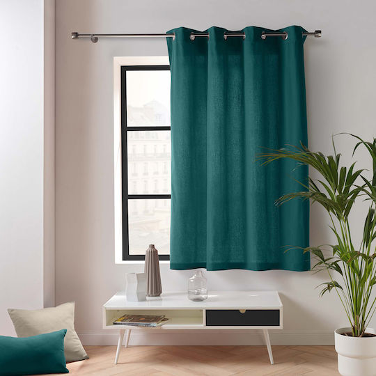 Douceur d'Intérieur L-c Twily Παραθύρου με Τρουκς Πετρόλ 135x180εκ. Douceur d'Intérieur L-c Twily Παραθύρου με Τρουκς Πετρόλ 135x180εκ.