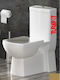 Turavit Floor-Standing Toilet and Flush