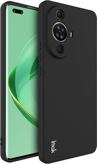 Uc-4 Series Umschlag Rückseite Silikon Schwarz (Huawei Nova 11 Pro)