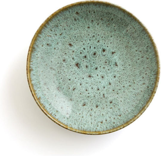 Am.Pm Teller Suppe Keramik Grün mit Durchmesser 22cm 4Stück