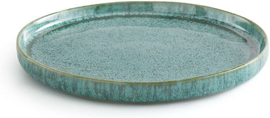 Am.Pm Plate Desert Ceramic Blue with Diameter 32cm 4pcs