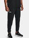 Rock Terry Sweatpants with Elastic Black