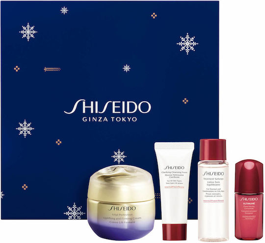 Shiseido Vital Perfection Set Îngrijire pentru Tonifiere 4buc