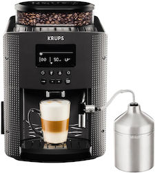 Krups EA816B70 Αυτόματη Μηχανή Espresso 1450W Πίεσης 15bar με Μύλο Άλεσης Γκρι