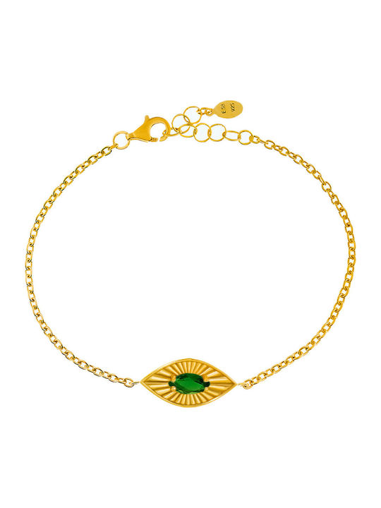 Gregio Damen Armband aus Silber Vergoldet mit Zirkon