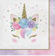 Große Unicorn Baby Shower Servietten Bunte