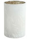 Atmosphera Candle Holder Glass in White Color 7x8x8cm 1pcs