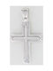 Triantos White Gold Cross 14K