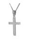 Triantos Women's White Gold Cross 14K