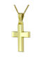 Triantos Herren Gold Kreuz 14K