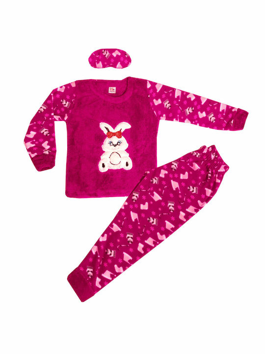 Tiwi Night Kids Pyjamas Winter Fleece Fuchs