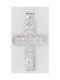 Mertzios.gr White Gold Cross 14K